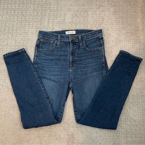 Women’s Madewell 10” High Rise Skinny Jeans - Size 29